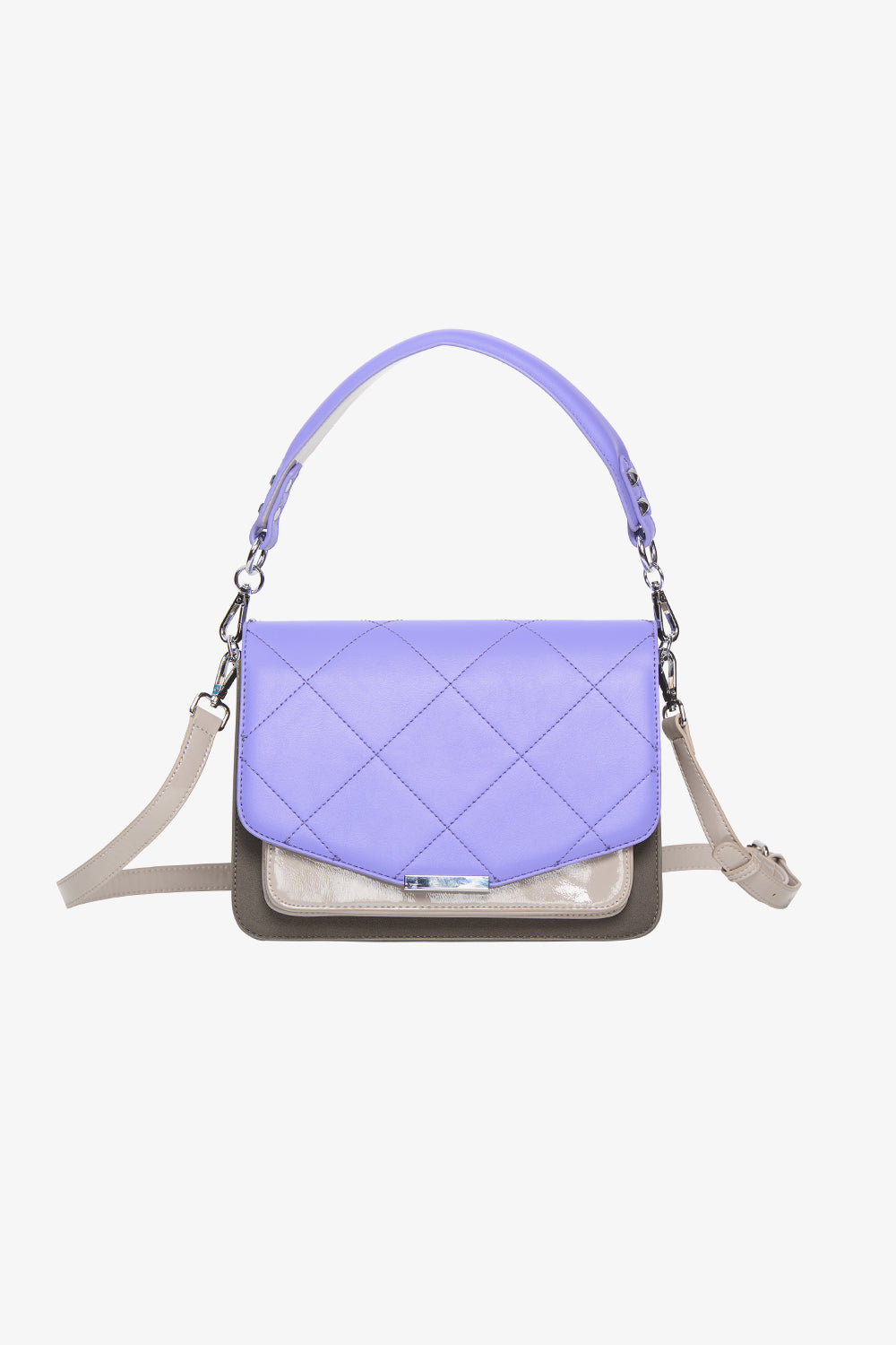 Bag Medium Bright Purple/Grey Lak/Grey –
