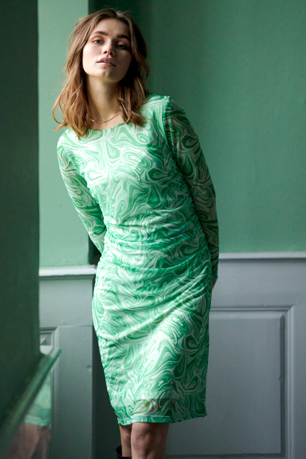 Sussy Nana Dress Green Noellafashion.dk