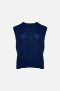 Noellas Kala Knit Vest Navy. Køb Veste hos www.noellafashion.dk