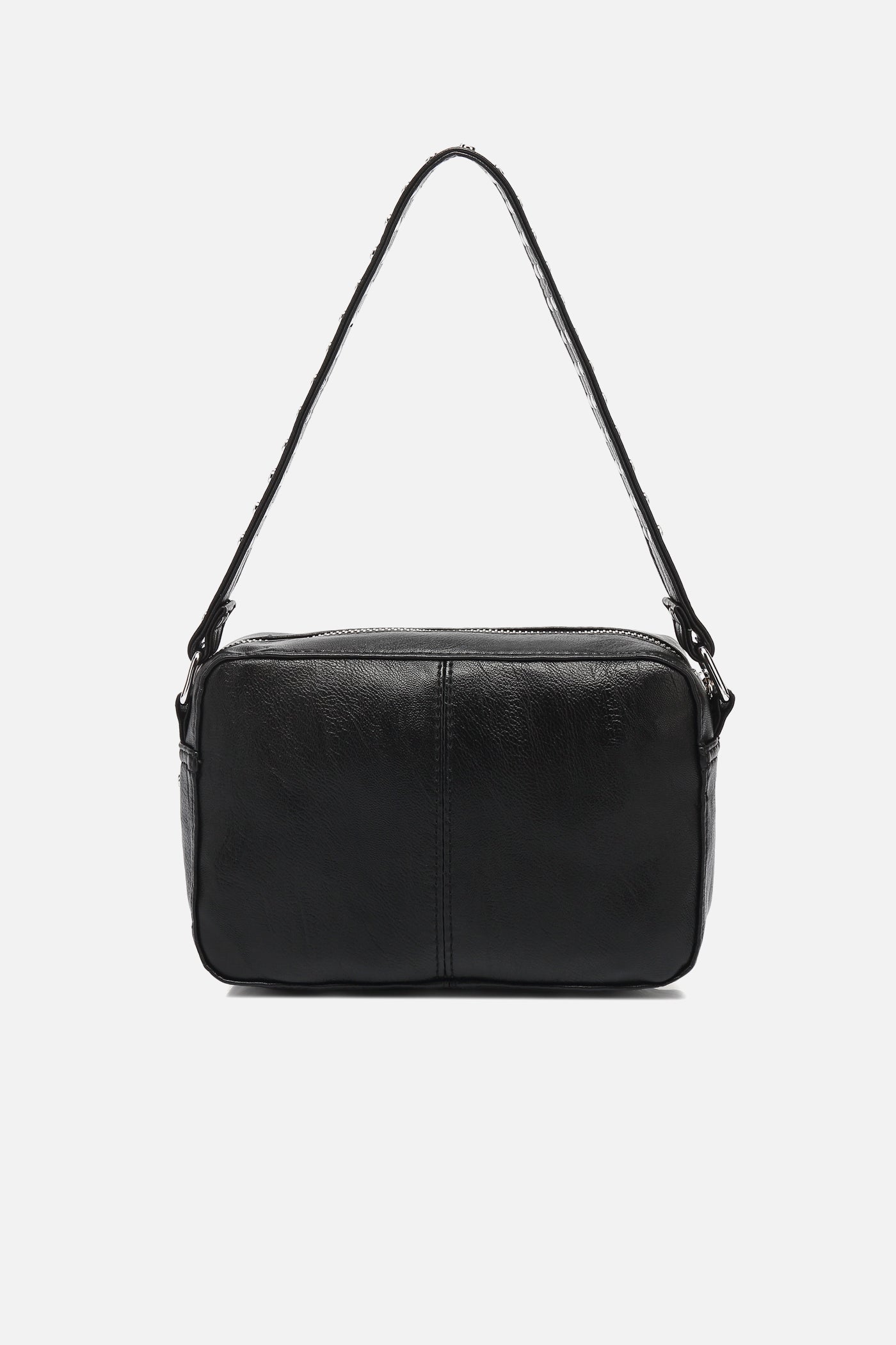 Kendra Taske Black Leather Look Black Leather Look