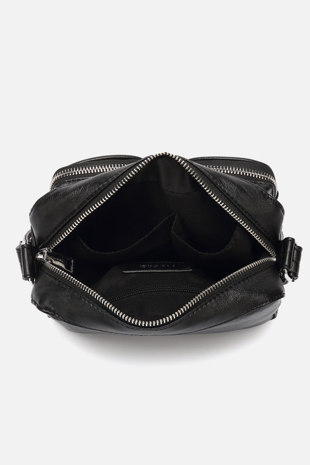 Kendra Taske Black Leather Look Black Leather Look