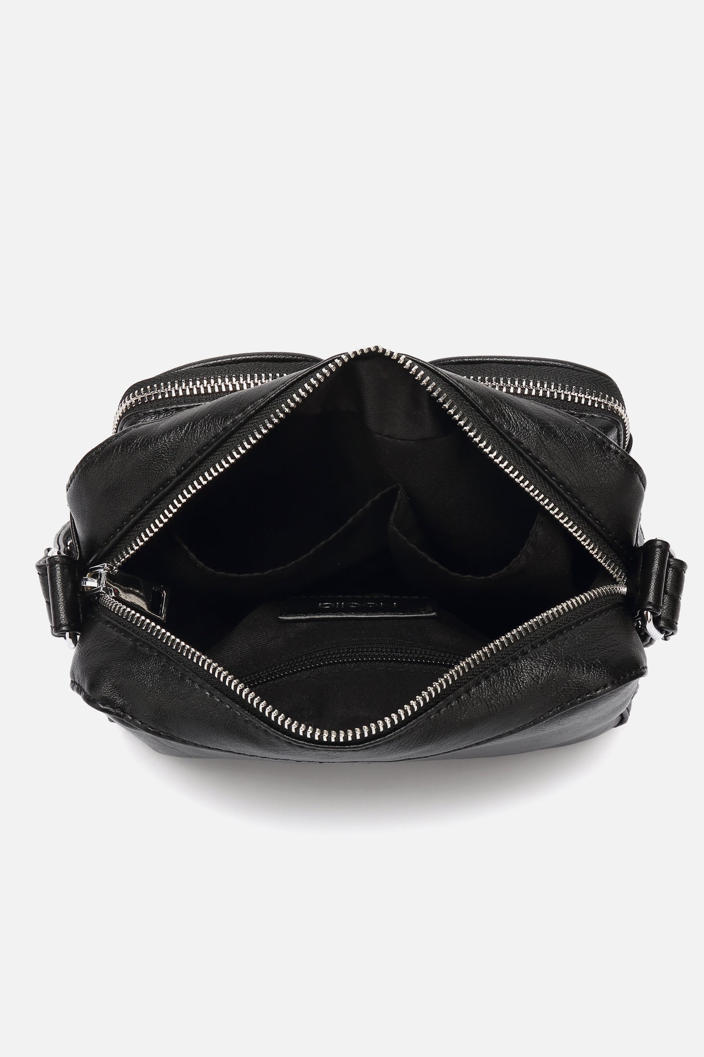 Kendra Taske Black Leather Look Black Leather Look