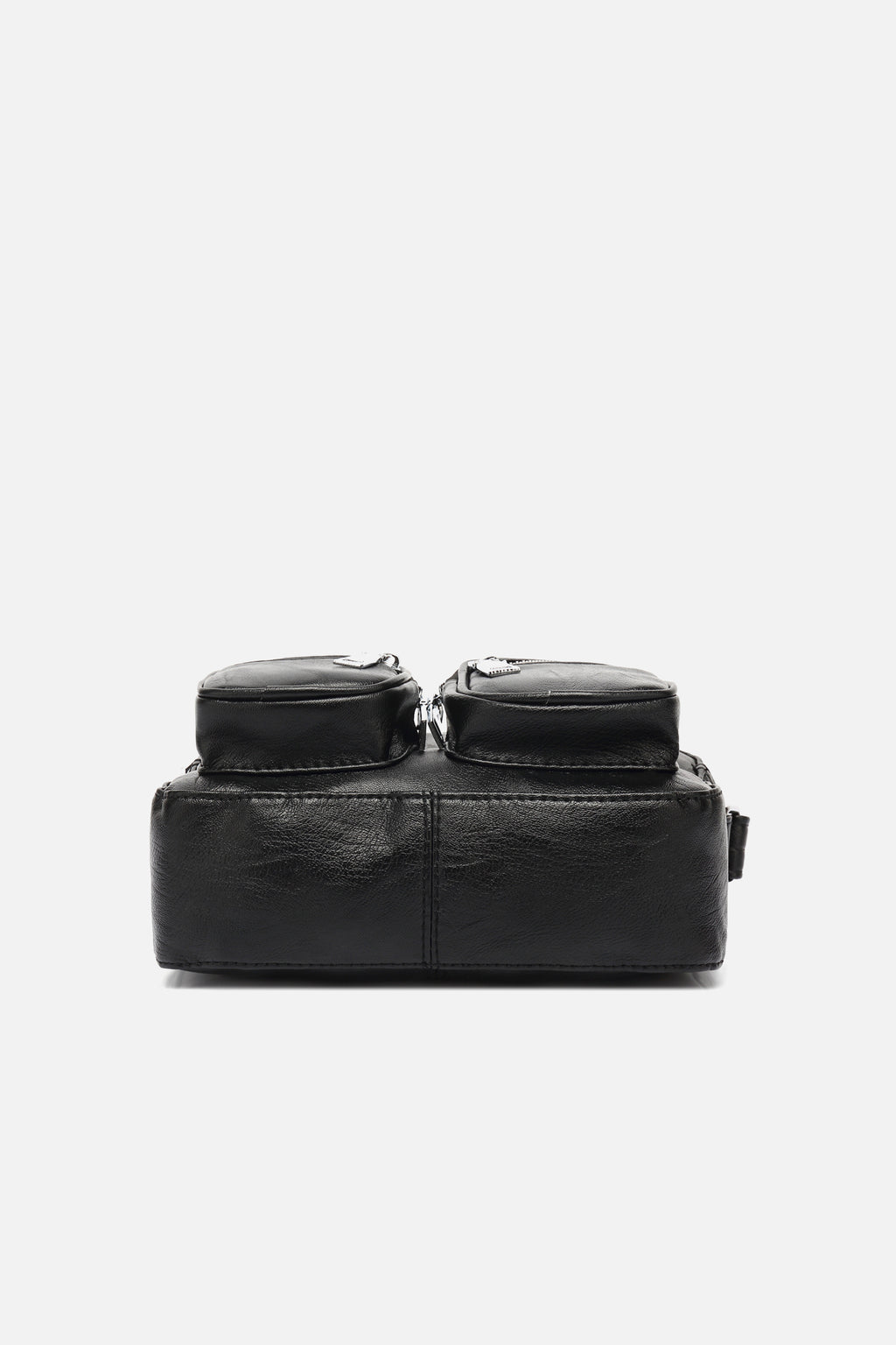 Kendra Taske Black Leather Look Black Leather Look
